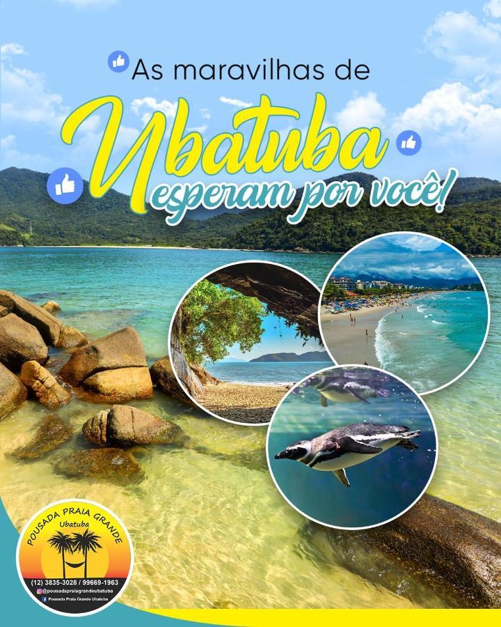 Pousada Praia Grande Hotel Ubatuba Bagian luar foto